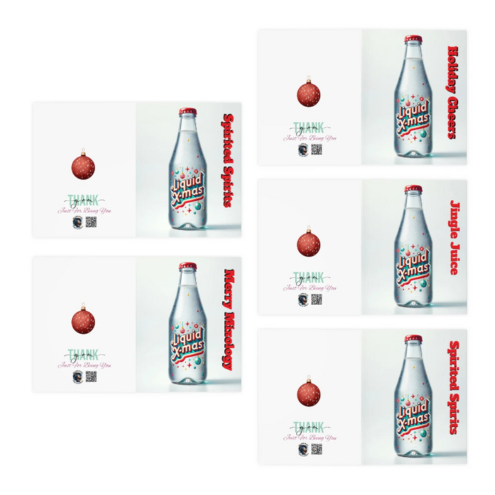 Even More Holiday Wishes: Bubbly Cheer-The 'Liquid X-Mas' Holiday Card Collection