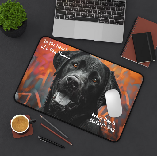 Doberman1-Paw-sitively Inspiring Dog Mom Desk Mat: Comfort, Style & Purpose