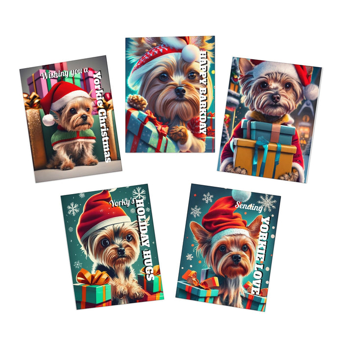 Yorkie Holiday Wishes: A 5-Pack of Festive Cards That Give Back - Part 1