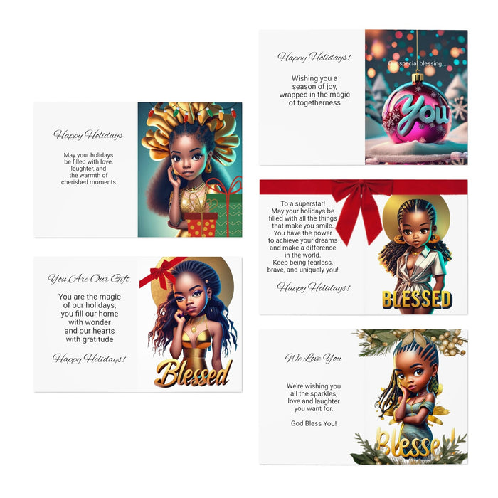 Introducing Cards So Powerful: The Empowerment Princess Holiday Cards (5-Pack)