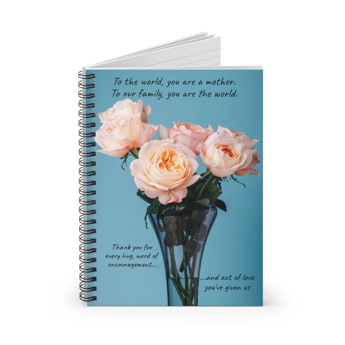 Maternal Grace Notebook: Notes of Love and Strength Spiral Notebook - Ruled Line
