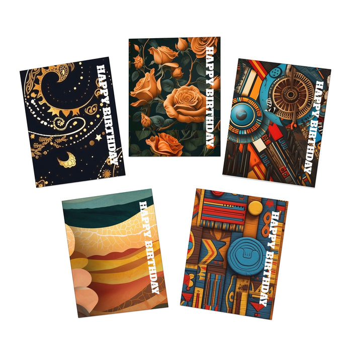 Introducing Cards So Powerful (Part 2) - Multi-Design Afrocentric Birthday Greeting Cards (5-Pack)