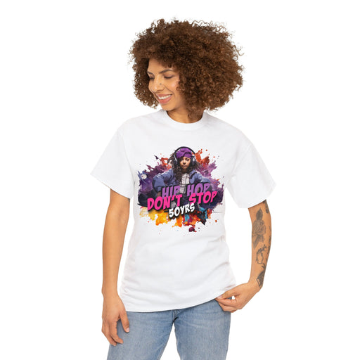 Hip Hop 50th Anniversary Celebration T-Shirt (Ladies First Edition)- Embrace the Legacy, Empower the Cause