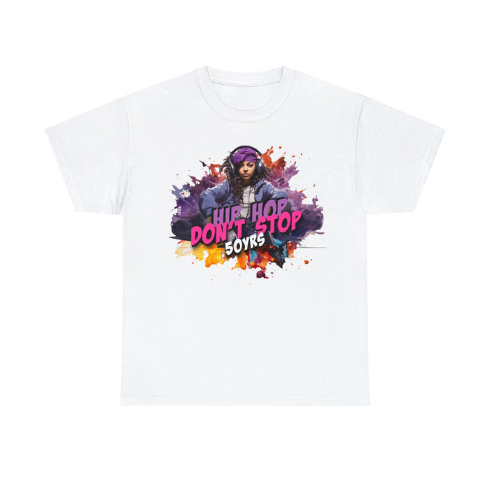 Hip Hop 50th Anniversary Celebration T-Shirt (Ladies First Edition)- Embrace the Legacy, Empower the Cause