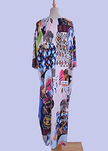 MEILING Women's Bikini Bathing Suit Cover Up Swimwear Open Front Kimono Jacket Cardigan Long Robe Dress