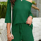 Mafulus Women's 2 Piece Outfits Sweater Sets Off Shoulder Knit Top Shorts Matching Suits Cute Pajama Lounge Set
