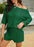 Mafulus Women's 2 Piece Outfits Sweater Sets Off Shoulder Knit Top Shorts Matching Suits Cute Pajama Lounge Set