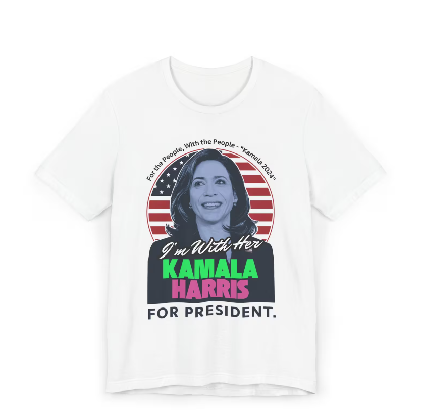 I'm With Her Soror Part 11-Kamala 2024: Progress, Power, Purpose Graphic Tee