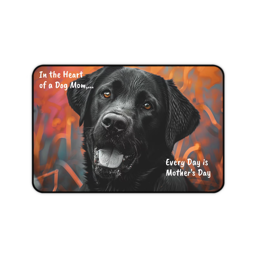 Doberman1-Paw-sitively Inspiring Dog Mom Desk Mat: Comfort, Style & Purpose