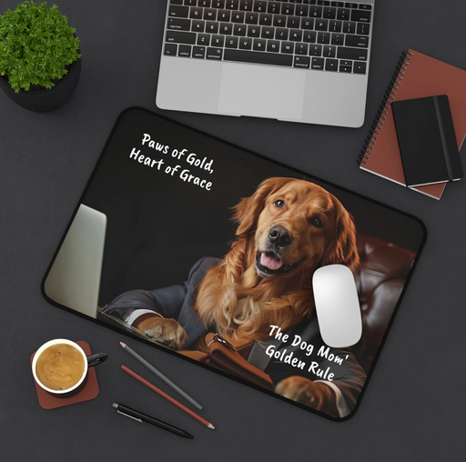 Golden Retriever: Sassy and Sweet Desk Mat