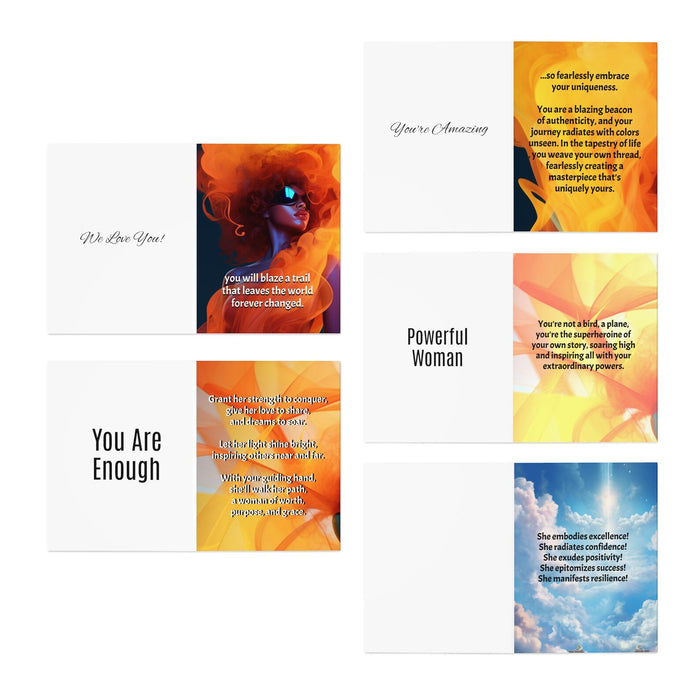 Superwoman Cards So Powerful (Part 20) -Any Occasion Greeting Cards (5-Pack)