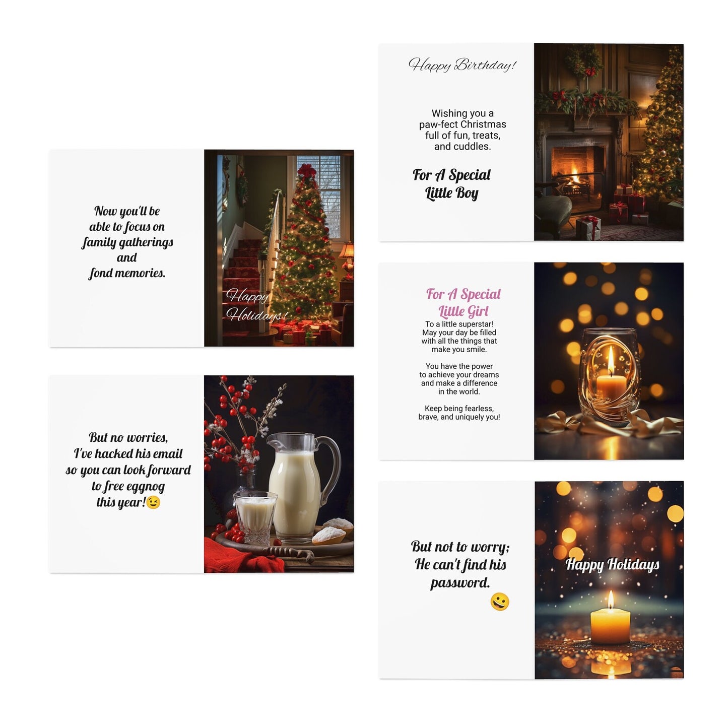 Grown Folks Holiday Wishes: A 5-Pack of Festive Cards That Give Back - Part 2