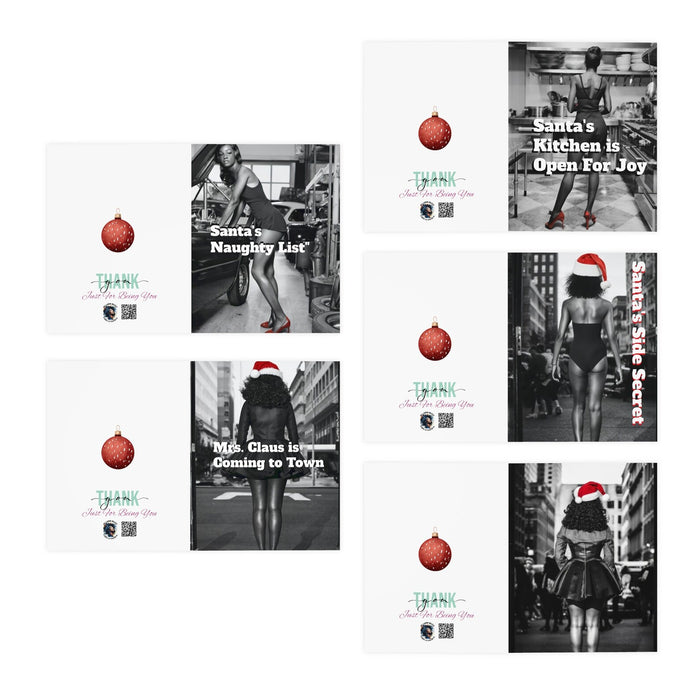 More Holiday Wishes: Bubbly Cheer-The Adult Saucy X-Mas' Holiday Card Collection