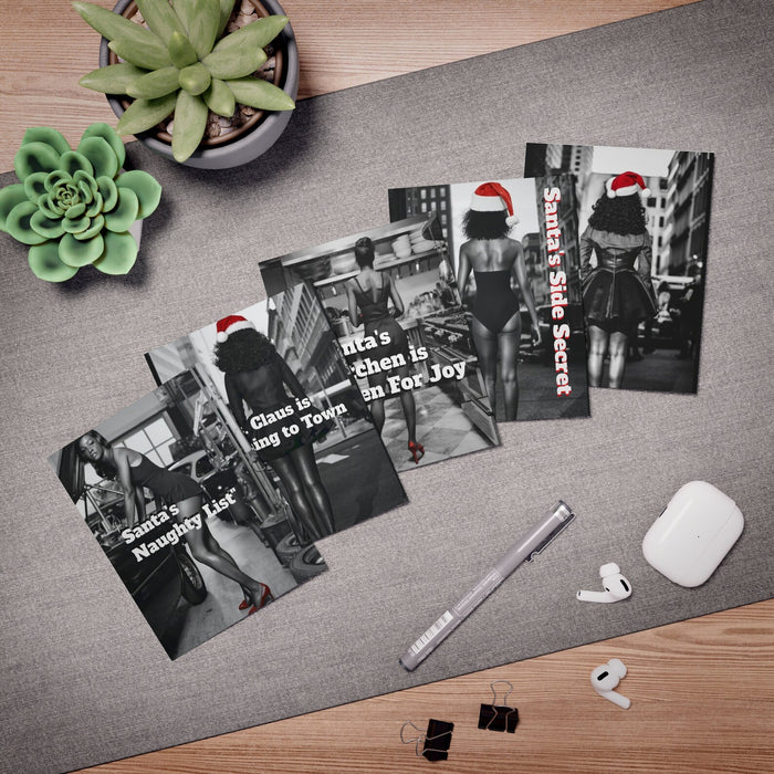 More Holiday Wishes: Bubbly Cheer-The Adult Saucy X-Mas' Holiday Card Collection
