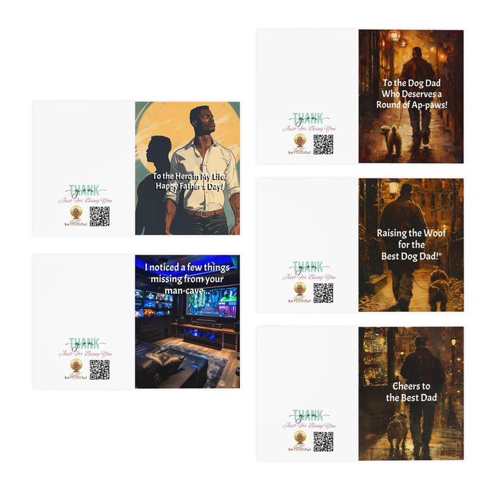 Cards of Valor (Part 10) - Father's Day Greeting Cards (5-Pack)"