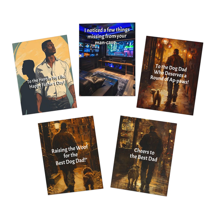 Cards of Valor (Part 10) - Father's Day Greeting Cards (5-Pack)"