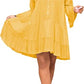 FairyLove Womens Casual Long Bell Sleeves Dress Loose Flowy Dresses for Wedding Guest