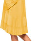FairyLove Womens Casual Long Bell Sleeves Dress Loose Flowy Dresses for Wedding Guest