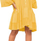 FairyLove Womens Casual Long Bell Sleeves Dress Loose Flowy Dresses for Wedding Guest