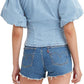 Levi's Women's Roxy Bubble Sleeve Denim Shirt