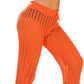 JUDYBRIDAL Women's Crochet Hollow Out Beach Pants Knitted Swimsuit Cover Up for Swimwear Mesh Bikini Bottom