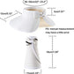 Foldable Sun Visors for Women - Beach Hat Wide Brim Sun Hat Roll Up Straw Hat