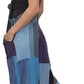 manakamana Patchwork Harem Summer Overalls with Pockets - Boho Loose Jumpsuit - Low Crouch Baggy Romper - 100% Cotton