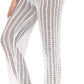 JUDYBRIDAL Women's Crochet Hollow Out Beach Pants Knitted Swimsuit Cover Up for Swimwear Mesh Bikini Bottom