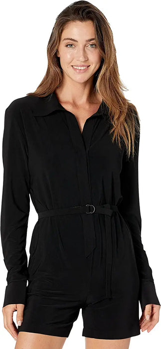 Norma Kamali Women's Nk Shirt Jumpshort