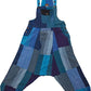 manakamana Patchwork Harem Summer Overalls with Pockets - Boho Loose Jumpsuit - Low Crouch Baggy Romper - 100% Cotton