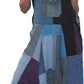 manakamana Patchwork Harem Summer Overalls with Pockets - Boho Loose Jumpsuit - Low Crouch Baggy Romper - 100% Cotton