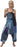 manakamana Patchwork Harem Summer Overalls with Pockets - Boho Loose Jumpsuit - Low Crouch Baggy Romper - 100% Cotton