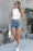 SHEIUGU Bodysuit Women's Mock Turtle Neck Sleeveless - Sexy Tank Top Soft slim Basic t-shirt