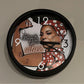 Retro "Black Girl Vibes" Clock