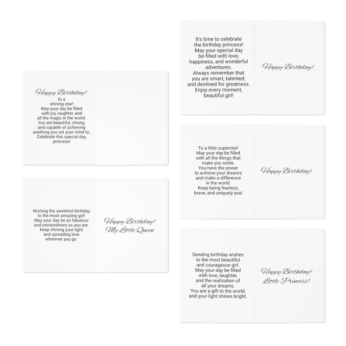 Introducing Cards So Powerful (Part 6) -LIttle Princess Birthday Greeting Cards (5-Pack)
