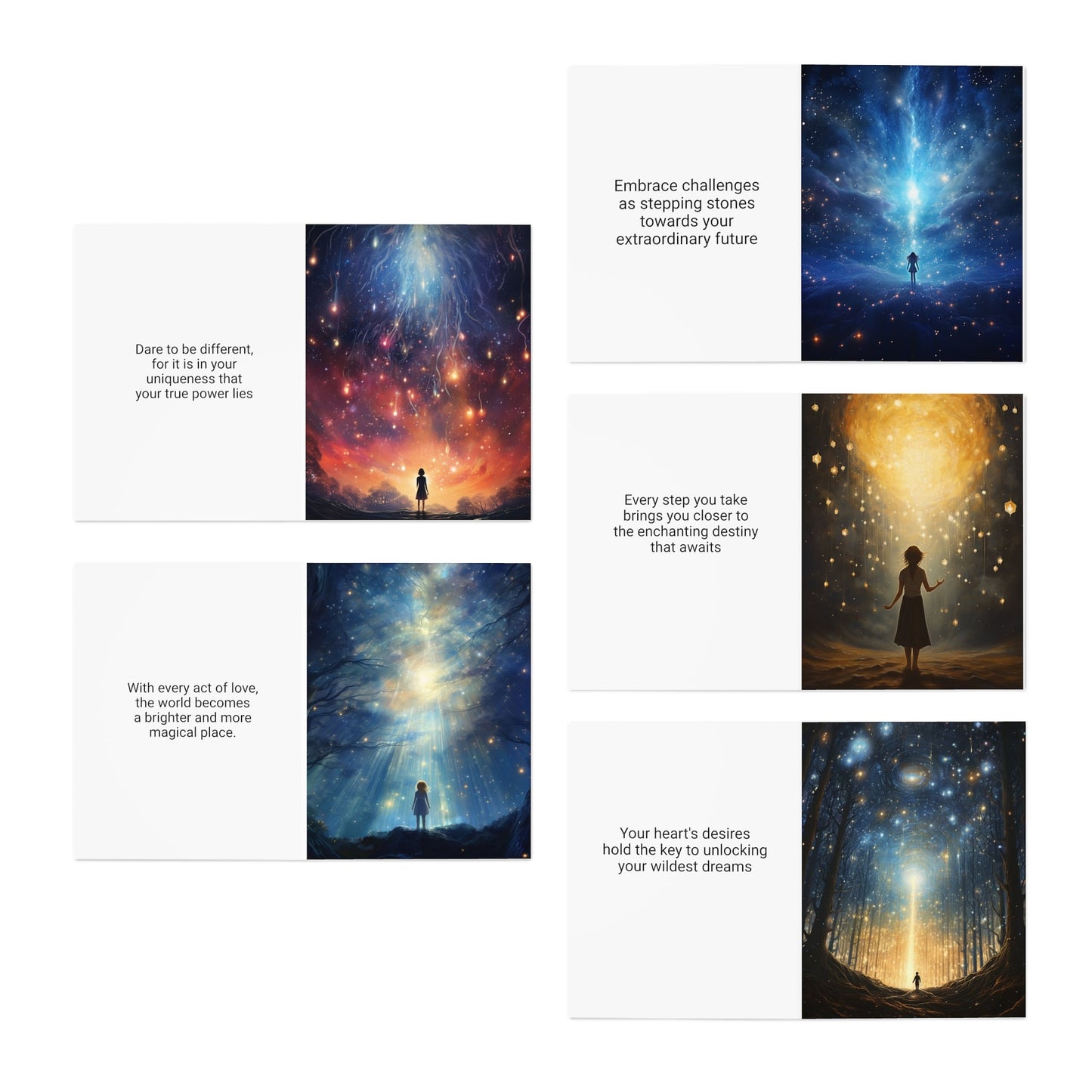 Introducing Cards So Powerful (Part 19) - Harmony of Hearts Greeting Cards (5-Pack)