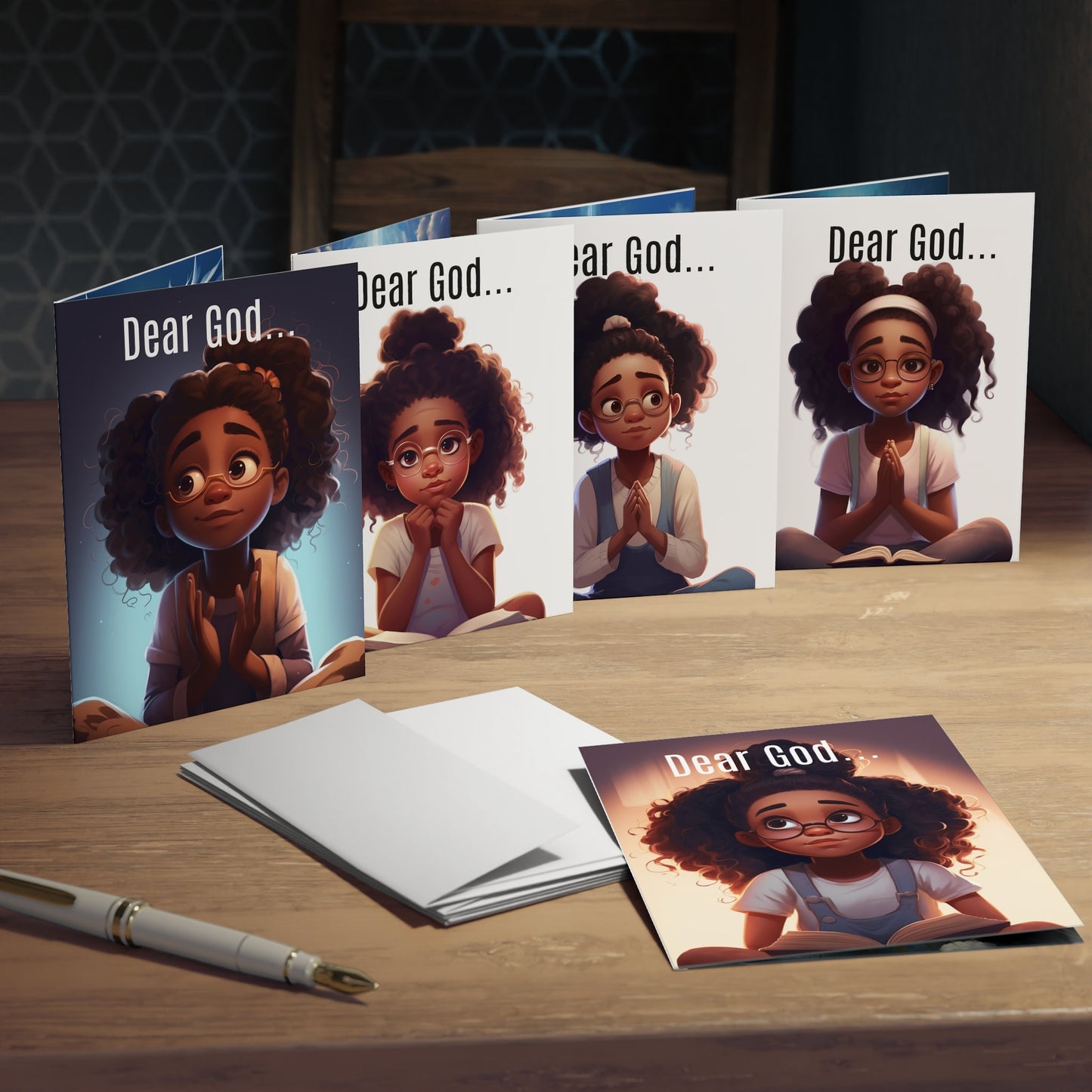 Introducing Cards So Prayerful - Uplifting Messages: Cards for Young Black Girls (5-Pack)